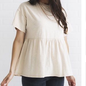 Flowy babydoll top